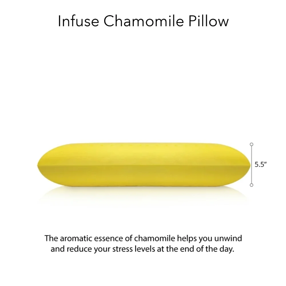 Memory Foam Pillow INFUSE Chamomile Infused